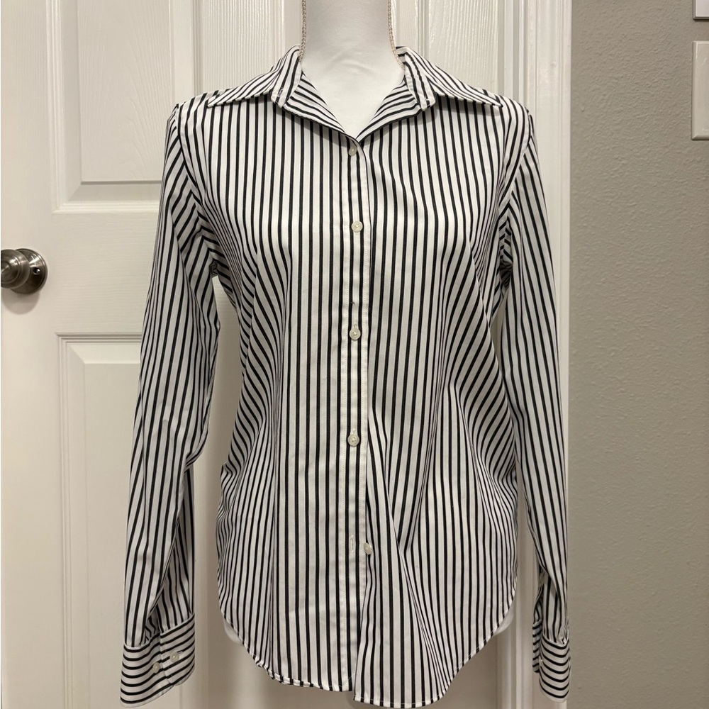 Chaps No Iron 100% cotton Button Down Shirt